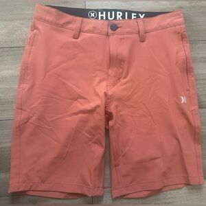 Hurley Men's Salmon Athletic Shorts
